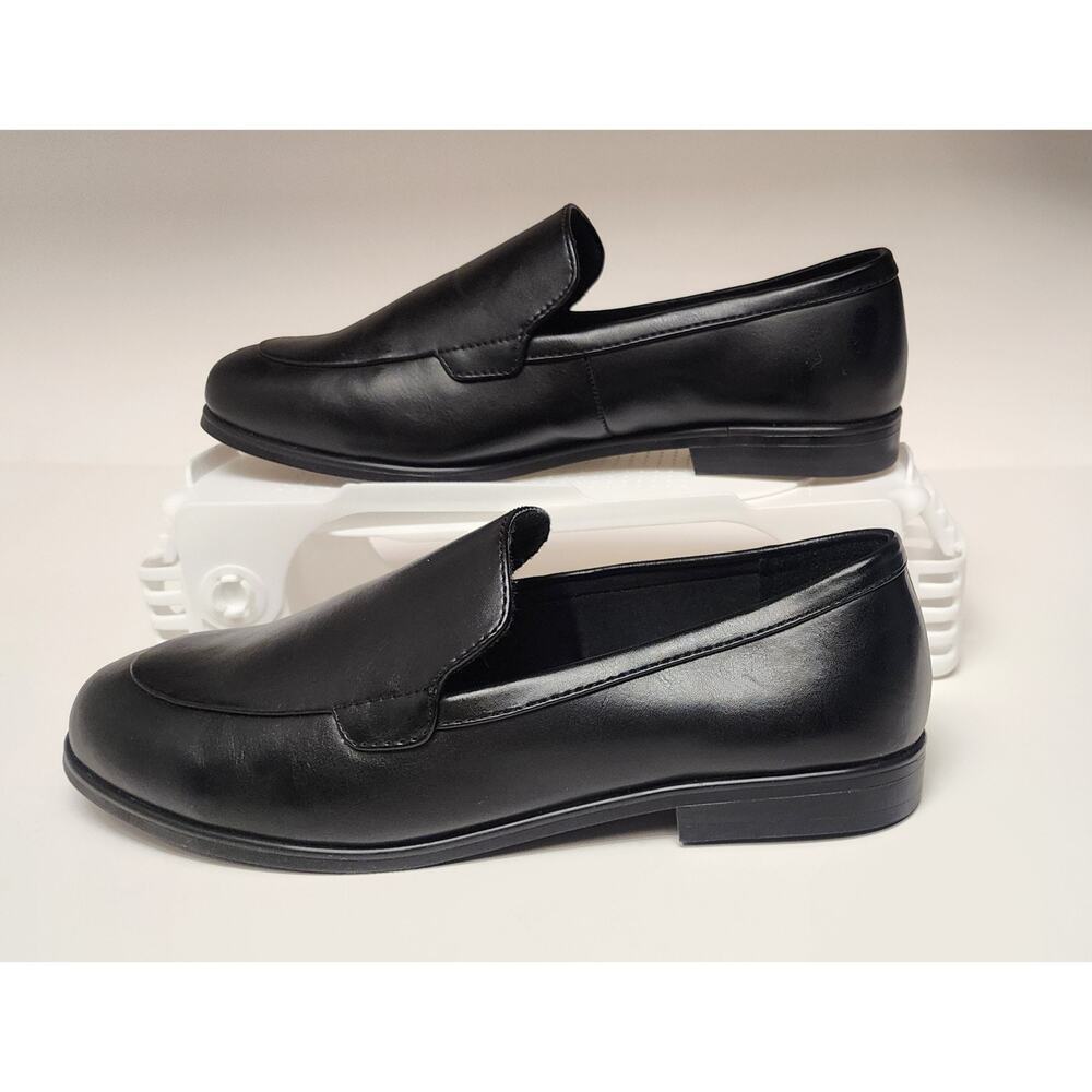 Solanz Sole Comfort Flat Loafer Shoes Color Black Size 8.5W - Picture 2 of 10